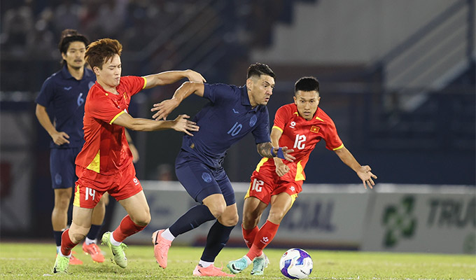 Chiến thắng trước Campuchia giúp ĐT Việt Nam cải thiện vị trí trên BXH FIFA - Ảnh: Anh Khoa