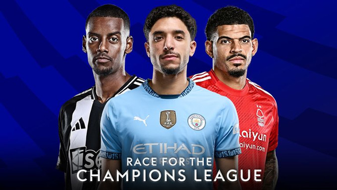 Ngoại hạng Anh vòng cuối sẽ định đoạt các tấm vé còn lại dự Champions League mùa tới