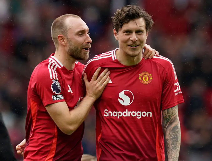 Christian Eriksen cùng với Victor Lindelof cũng chia tay MU
