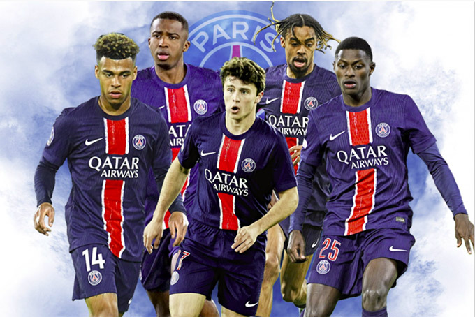 PSG sở hữu đội hình quá trẻ và đầy T năng