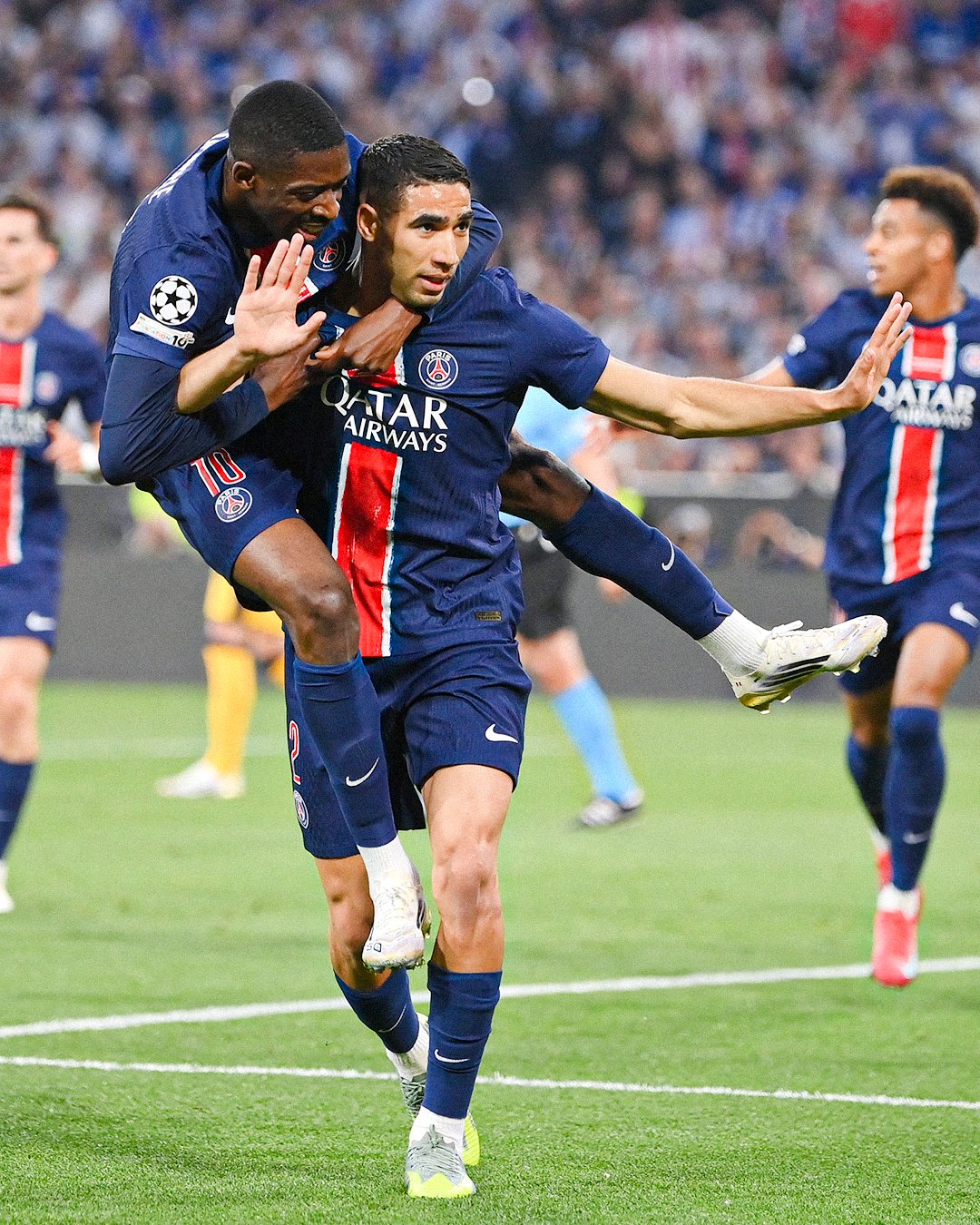 Achraf Hakimi, tác giả bàn thắng đầu tiên cho PSG