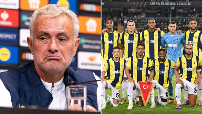 Mourinho trắng tay mùa này với Fenerbahce