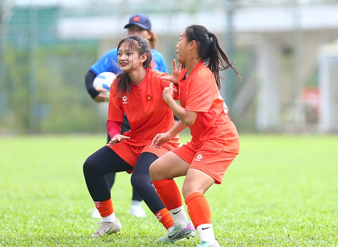 U19 nữ Việt Nam thể hiện sự tiến bộ lớn - Ảnh: An Tô