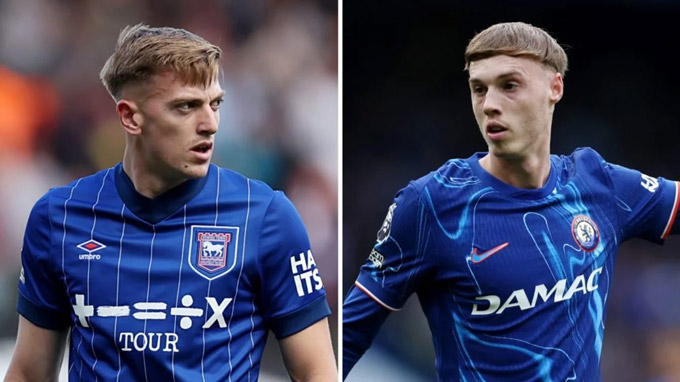Delap (trái) và Palmer đều đã có số áo mới tại Chelsea