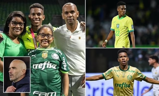 Estevao là "T sản" quý giá của Palmeiras và ĐT Brazil.
