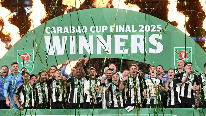ĐKVĐ Newcastle sẽ tham chiến từ vòng 3 Cúp Liên đoàn Anh