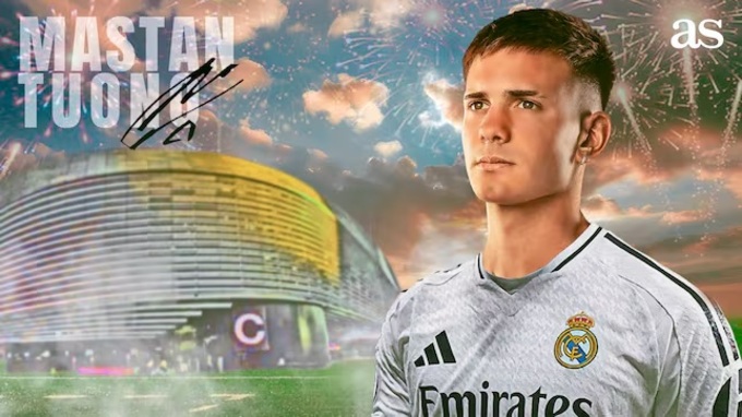 Mastantuono khiến Real Madrid phải chi ra 63,2 triệu euro.