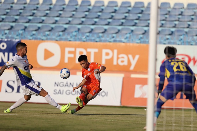 SHB Đà Nẵng đã giành vé đá play-off - Ảnh: Sông Hàn