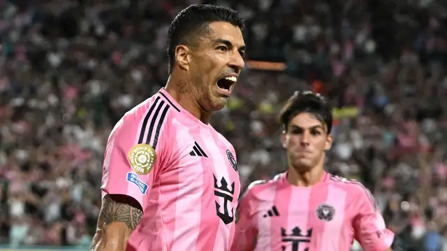 Suarez ghi 1 bàn và đóng góp 1 đường kiến tạo ở trận Inter Miami hòa Palmeiras 2-2