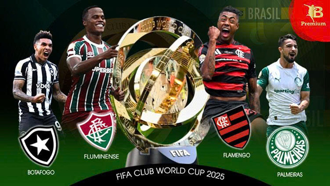 Cả 4 đội bóng của Brazil đều thi đấu ấn tượng và giành quyền vào vòng 1/8 FIFA Club World Cup 2025
