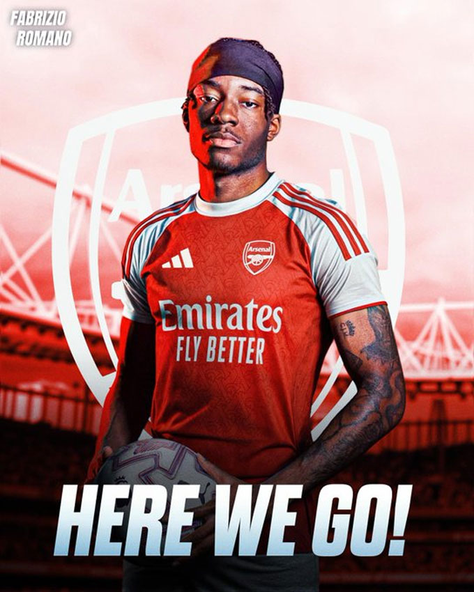 Madueke gia nhập Arsenal