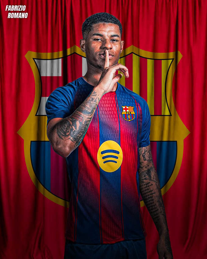 Rashford giờ đang trên đường tới Barca kiểm tra sức khỏe