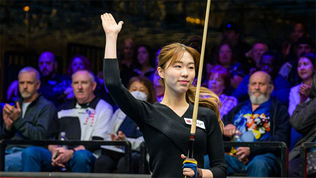 Seo Seoa là nữ cơ thủ duy nhất góp mặt ở giải World Pool Championship 2025