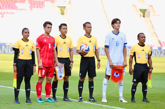 Tổ trọng T sẽ điều khiển trận chung kết giữa U23 Việt Nam vs U23 Philippines. Ảnh: Anh Khoa