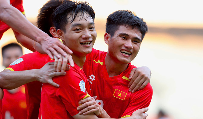 Phi Hoàng, Xuân Bắc là niềm hy vọng của U23 Việt Nam ở trận chung kết - Ảnh: Anh Khoa 