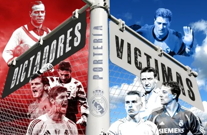Những "kẻ độc T" và "những nạn nhân" trước khung thành Real Madrid.