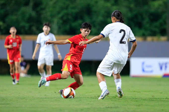 U20 nữ Việt Nam toàn thắng ở vòng bảng vòng loại U20 nữ châu Á 2026 - Ảnh: VFF