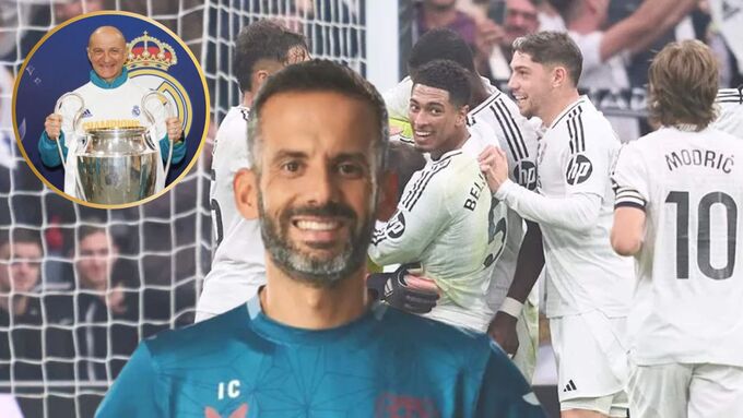 Ismael Camenforte đá bay Antonio Pintus, người từng giành 4 danh hiệu Champions League với Real Madrid.