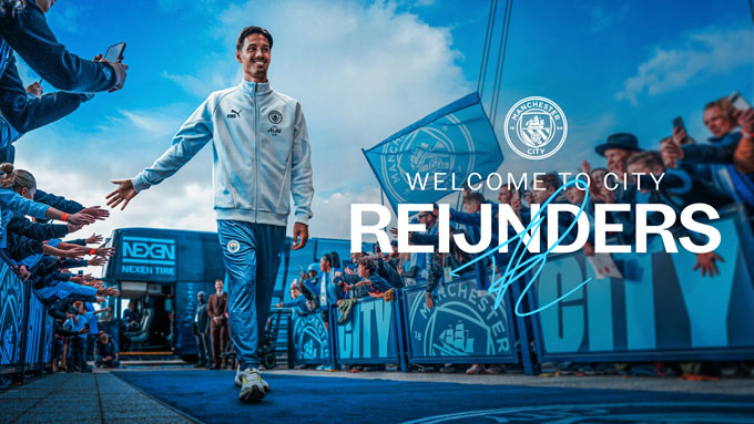 Reijnders bắt đầu ghi dấu ấn tại Man City