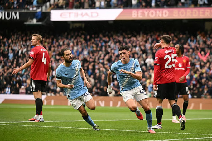 Foden lại tỏa sáng trước MU