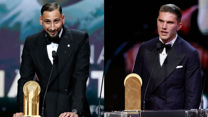 Donnarumma và Gyokeres đều được vinh danh tại Gala Quả Bóng Vàng 2025
