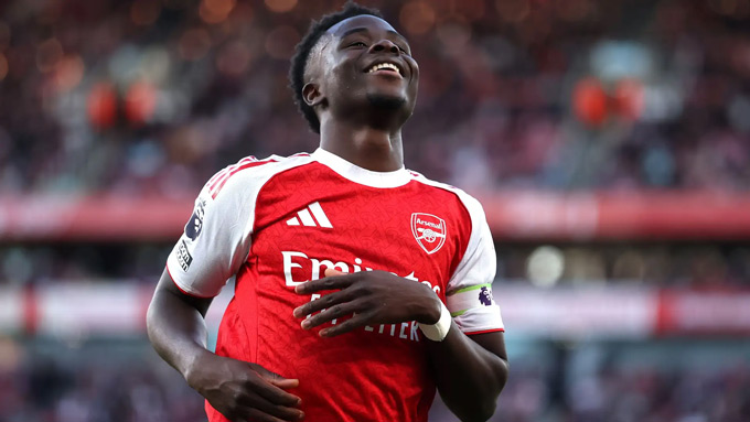 Arsenal muốn trao cho Saka hợp đồng mới với mức lương tăng cao