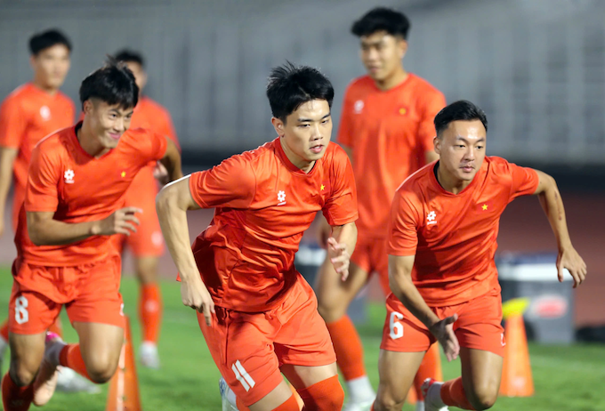 ĐT U22 Việt Nam sẽ thi đấu môn bóng đá nam SEA Games 33 tại Chiang Mai. Ảnh: VFF