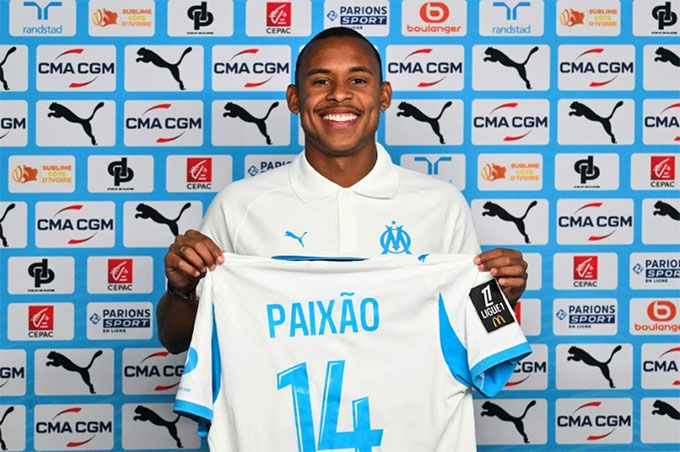Paixao mới gia nhập Marseille cách đây chưa lâu