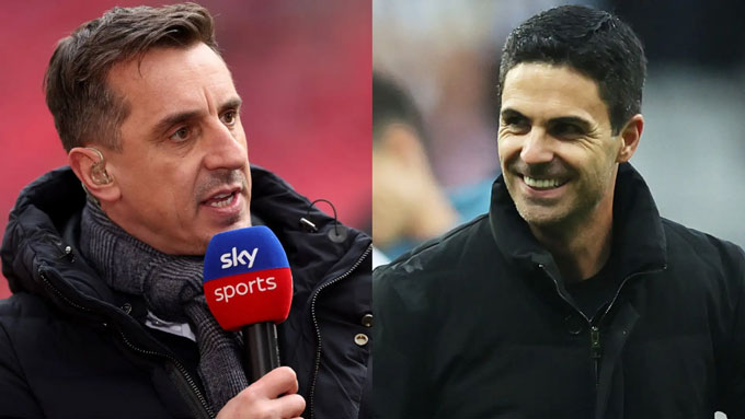 Neville tin rằng Arsenal chỉ cần giành 85–88 điểm là đủ để vô địch