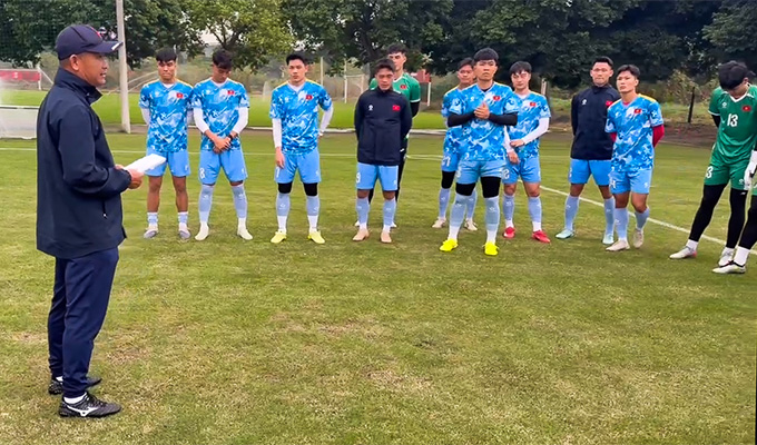 U22 Việt Nam sẵn sàng cho cuộc chạm trán với U22 Trung Quốc