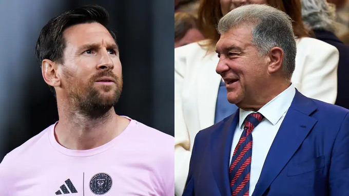 Laporta chặn đường trở lại Barca của Messi
