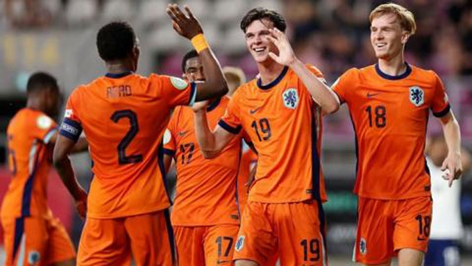 U19 Hà Lan thắng tưng bừng