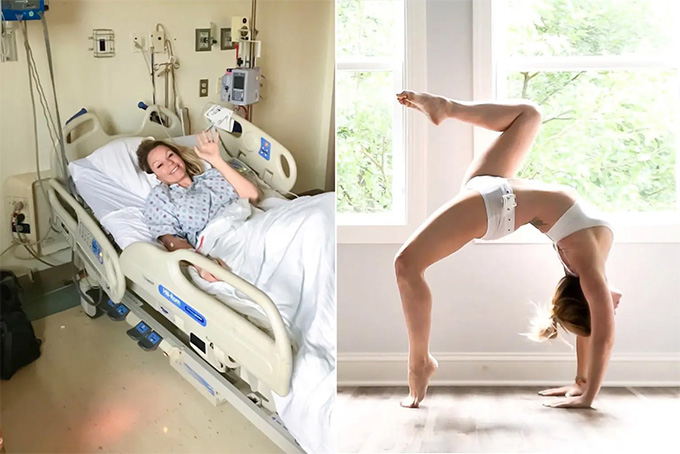 Những động tác khó giờ chỉ còn là niềm mơ ước của cô