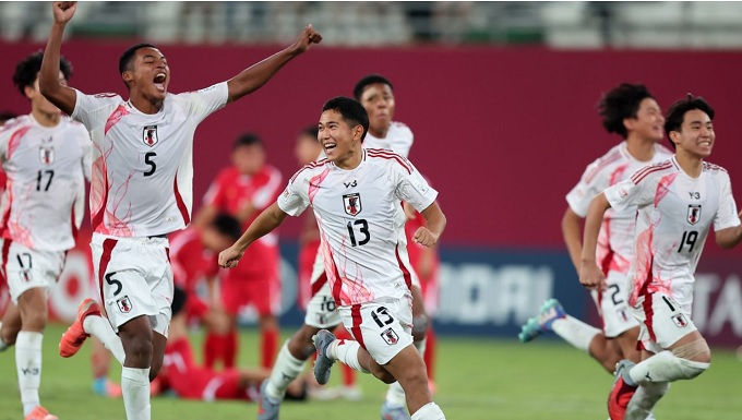 U17 Nhật Bản vào tứ kết