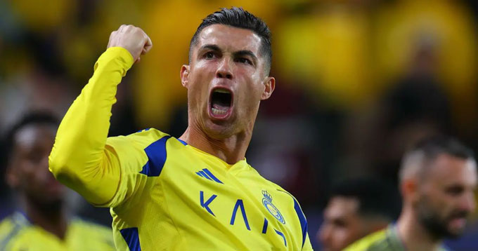 Ronaldo trong màu áo Al Nassr