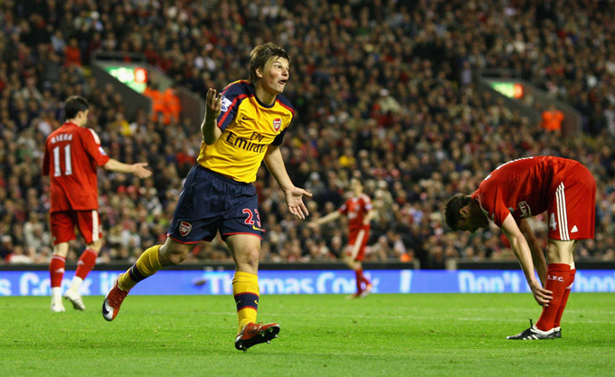 Arshavin trong màu áo Arsenal