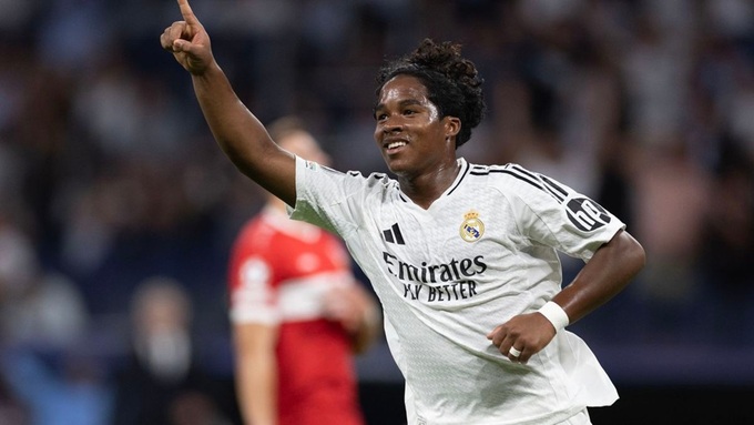 Tiền đạo Endrick muốn rời Real Madrid, anh mới đá 11 phút ở mùa 2025/26