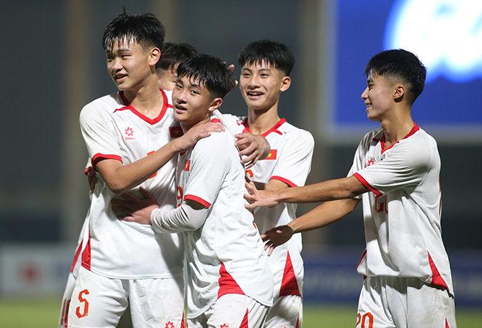 U17 Việt Nam sẽ có niềm vui chiến thắng - Ảnh: Đức Cường