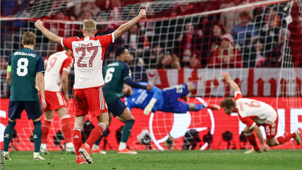Thành tích của Bayern trước Arsenal là 8 thắng và 3 hòa sau 14 trận tại đấu trường châu Âu