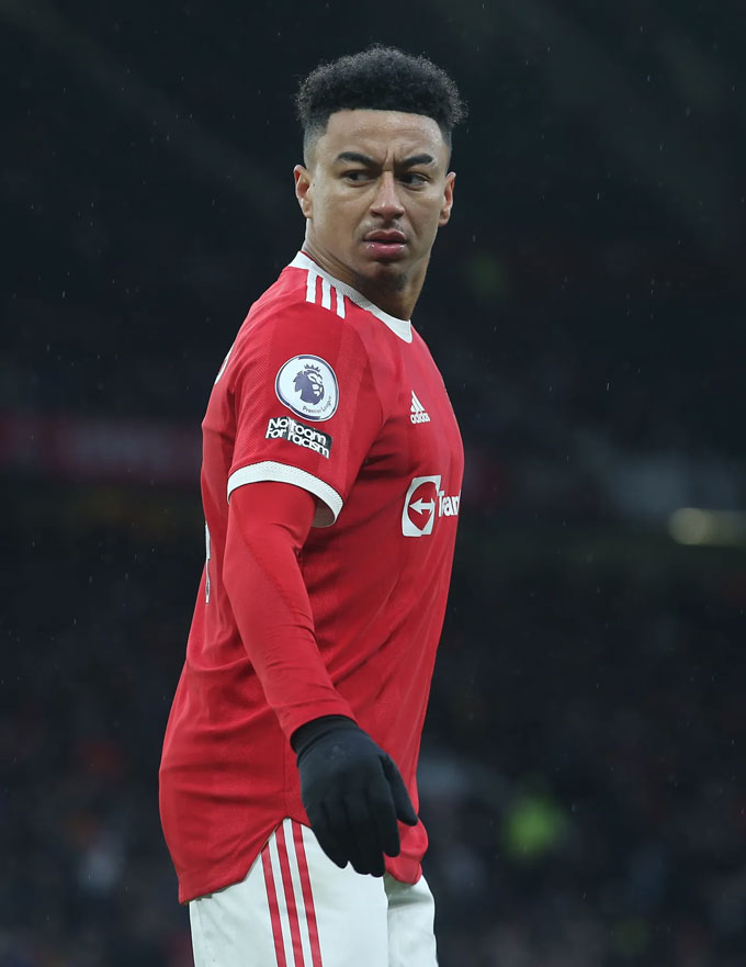 Jesse Lingard khi còn khoác áo MU