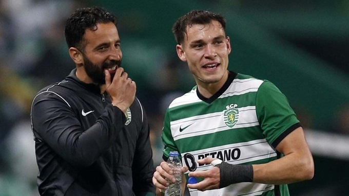 Ugarte từng là học trò cưng của Amorim tại Sporting và đã chứng minh được năng lực tại đây