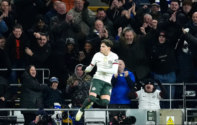 Alejandro Garnacho vừa lập cú đúp bàn thắng để giúp Chelsea đánh bại Cardiff 3-1
