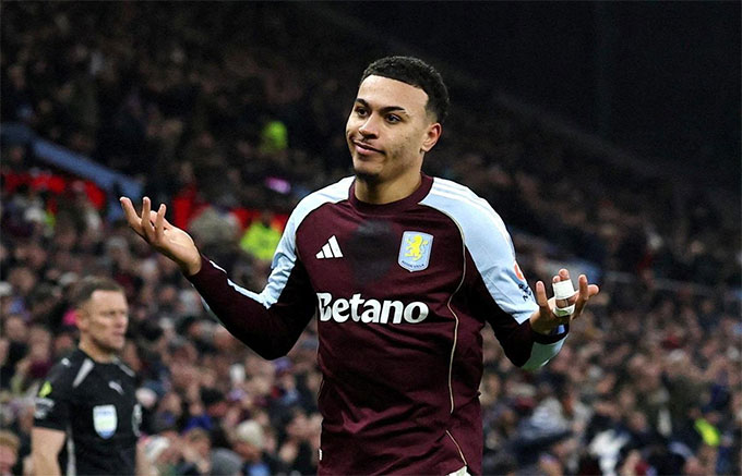 Rogers đang là chân sút hàng đầu của Aston Villa mùa này