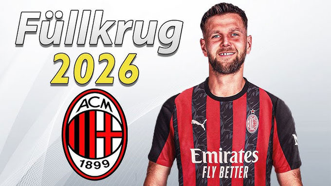 Fullkrug sẽ chơi cho Milan theo dạng hợp đồng cho mượn, kèm điều khoản mua đứt trị giá 13 triệu euro
