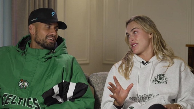 Sabalenka không hề ngán Kyrgios