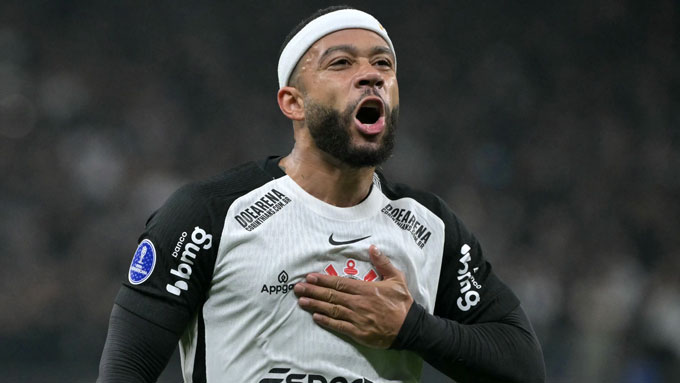 Depay đang thi đấu thăng hoa tại Corinthians