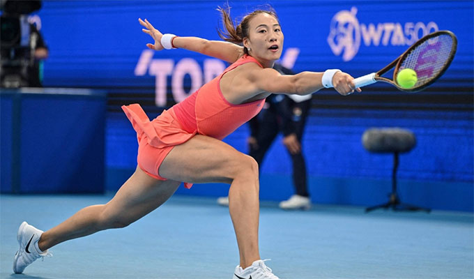Zheng Qinwen từng xếp hạng 4 thế giới
