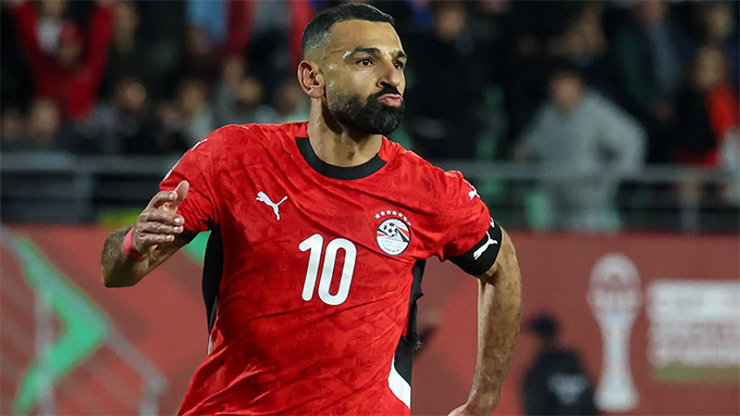 Salah cán mốc đóng góp 100 bàn thắng cho ĐT Ai Cập