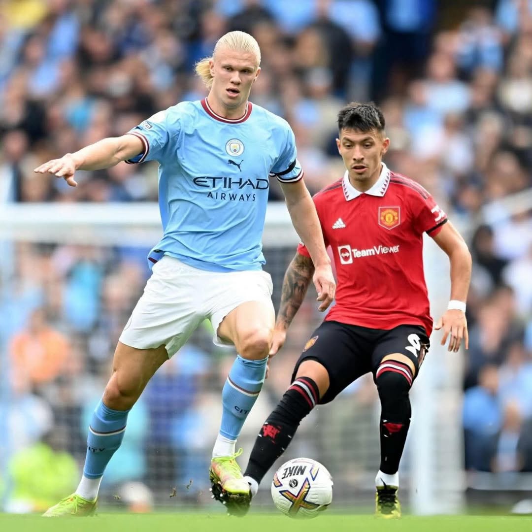Haaland không ghi bàn trong 5 trong 6 trận phải đối đầu với Martinez tại derby Manchester