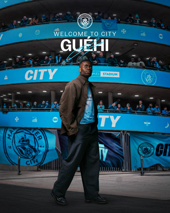 Tân binh Guehi chưa thể chơi ở Champions League